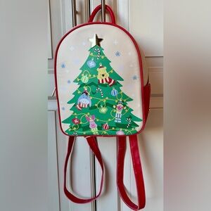 Her Universe Disney Winnie the Pooh Christmas themed backpack